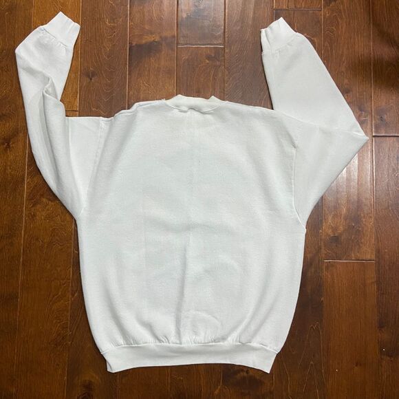 Fruit Of The Loom Vintage 1993 Nativity Scene Crewneck Sweatshirt White Mens XL - Picture 4 of 7